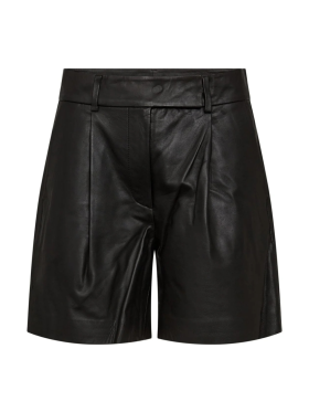 Co`Couture - PHOEBECC LEATHER PLEAT SHORTS