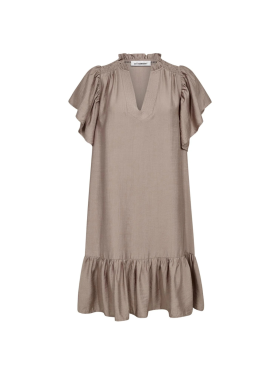 Co`Couture - HERACC CROP SS FRILL DRESS