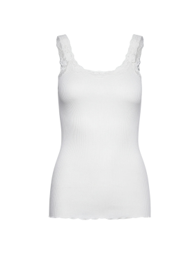 ROSEMUNDE - RWBABETTE SILK SL DEPPE BACK LACE TOP