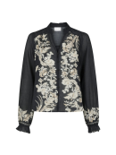 Neo Noir - BRISE ORINTED VOILE BLOUSE