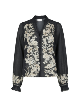 Neo Noir - BRISE ORINTED VOILE BLOUSE
