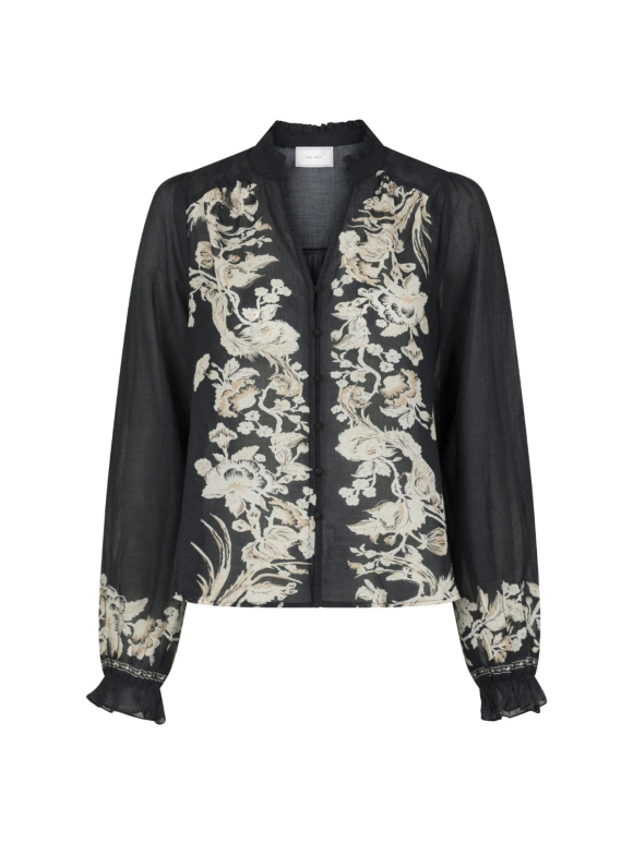 Neo Noir - BRISE ORINTED VOILE BLOUSE