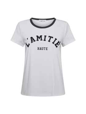 HAUTE L'AMITIÉ - NECKLINE LOGO TEE