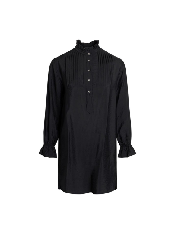 Co`Couture - CALLUMCC FRILL PINTUCK DRESS 