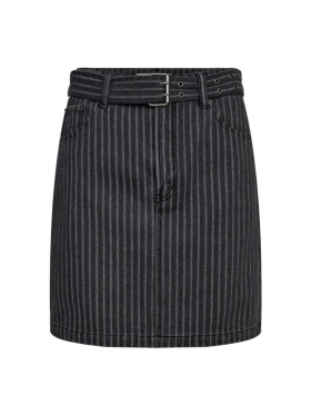 HAUTE L'AMITIÉ - LOU STRIPE BELT SKIRT