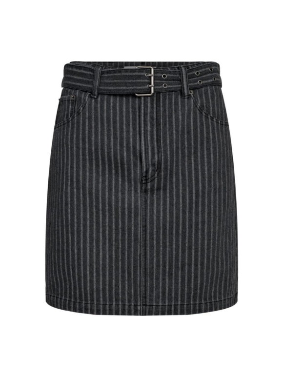 HAUTE L'AMITIÉ - LOU STRIPE BELT SKIRT