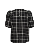 Co`Couture - SALLYCC CHECK SS BLOUSE