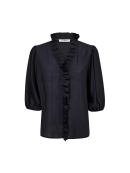 Co`Couture - ANIKACC FRILL SS SHIRT