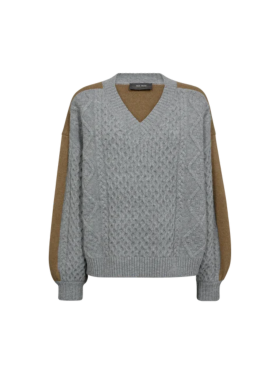 Mos Mosh - MMBETH OTTILI V-NECK KNIT