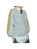 Mos Mosh - MMBETH OTTILI V-NECK KNIT