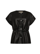 Mos Mosh - MMAYLIN LEATHER WAISTCOAT