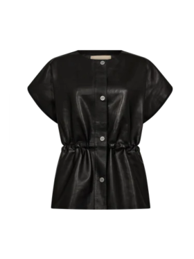 Mos Mosh - MMAYLIN LEATHER WAISTCOAT