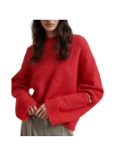 SECOND FEMALE - BROOK KNIT DROP SHOULDER O-NECK