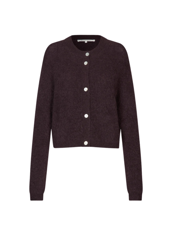SECOND FEMALE - ANDREA KNIT RIB LS CARDIGAN