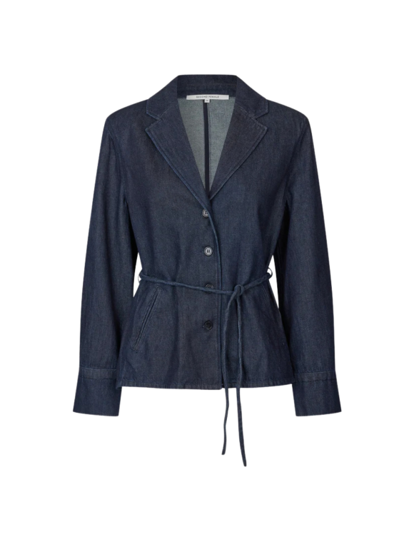 SECOND FEMALE - OLANE DENIM SHIRT BLAZER