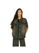 RABENS SALONER - DENIM VEST JACKET - MIR