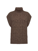 Co`Couture - ROWCC OVERSIZE CABLE KNIT VEST Co`Couture - ROWCC OVERSIZE CABLE KNIT VEST