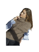 Co`Couture - ROWCC OVERSIZE CABLE KNIT VEST Co`Couture - ROWCC OVERSIZE CABLE KNIT VEST