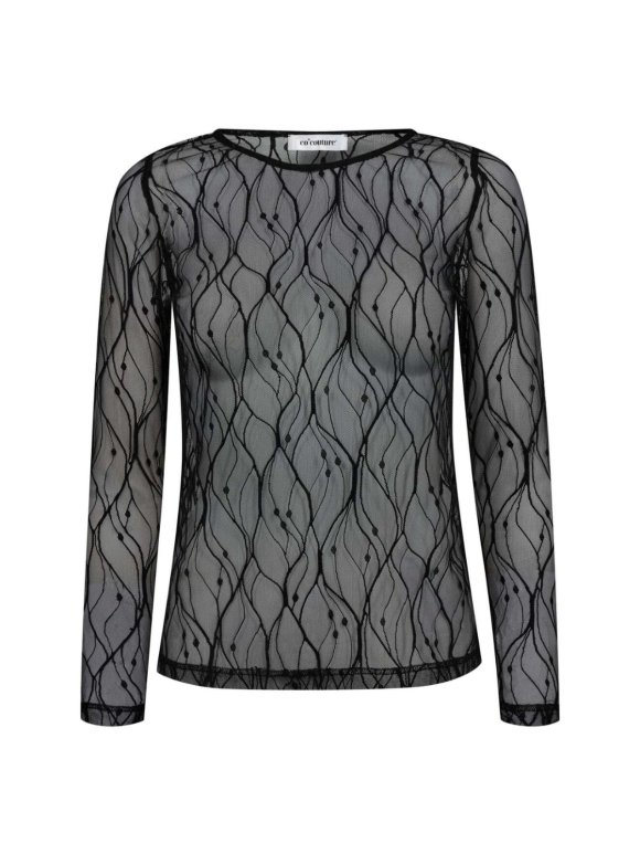 Co`Couture - MERCYCC MESH O-BLOUSE