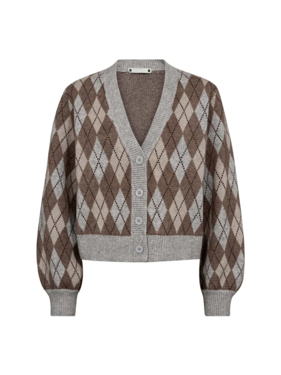 Co`Couture - ROWCC CHECK CARDIGAN