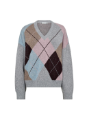 Co`Couture - MAJACC CHECK V-KNIT