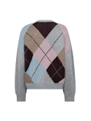 Co`Couture - MAJACC CHECK V-KNIT