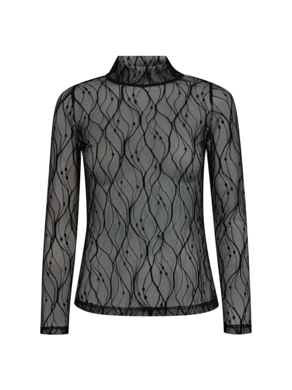 Co`Couture - MERCYCC MESH TURTLENECK