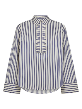 Co`Couture - SAMSONCC STRIPE FRILL SHIRT