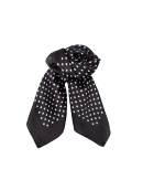 Black Colour - BCANIRA DOTTED MINI SCARF