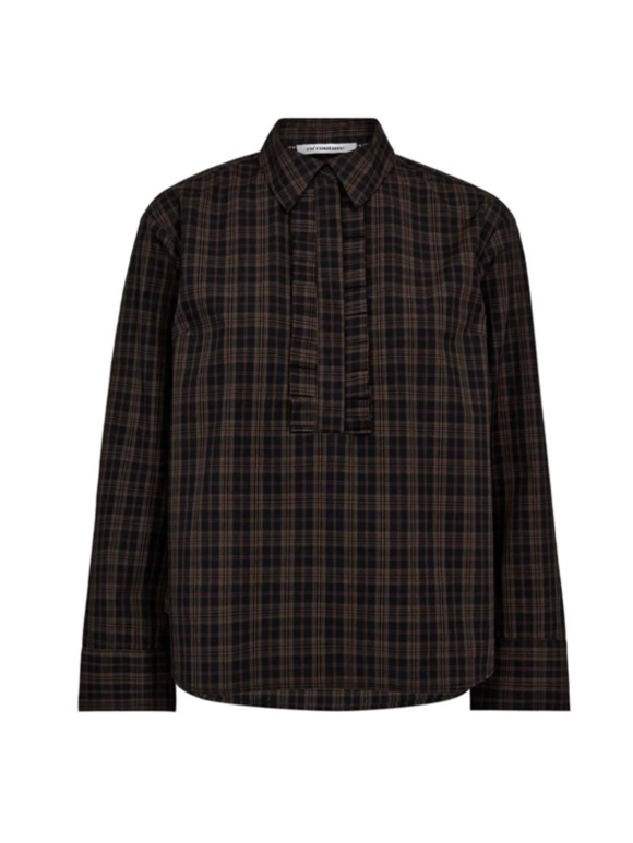 Co`Couture - CORACC CHECK FRILL SHIRT