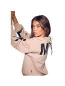 HAUTE L'AMITIÉ - MAXI SPLIT LOGO SWEAT
