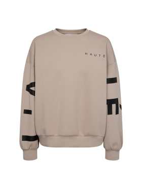 HAUTE L'AMITIÉ - MAXI SPLIT LOGO SWEAT