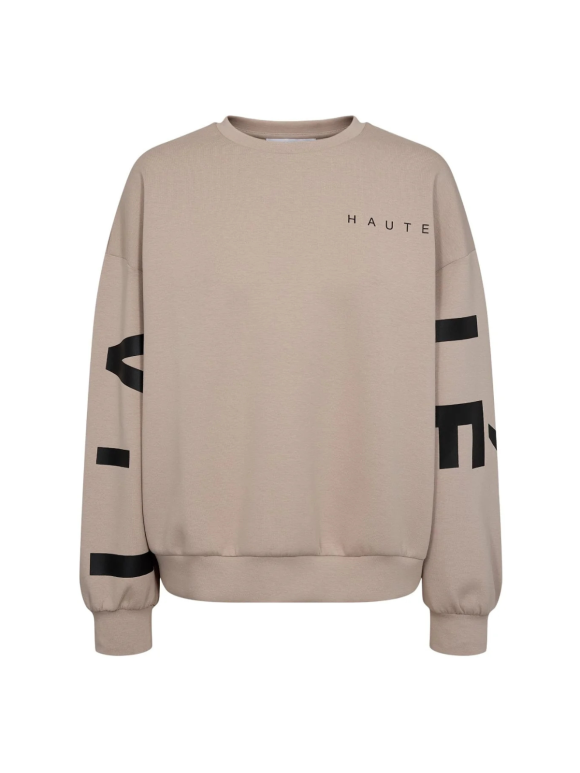 HAUTE L'AMITIÉ - MAXI SPLIT LOGO SWEAT