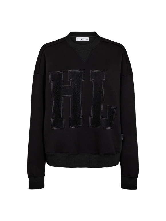 HAUTE L'AMITIÉ - LACE APPLICATION SWEAT
