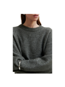 SECOND FEMALE - BROOK KNIT DROP SHOULDER O-NECK
