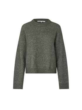 SECOND FEMALE - BROOK KNIT DROP SHOULDER O-NECK