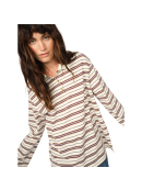 Mos Mosh - MMROSSETT LS STRIPE POLO TEE Mos Mosh - MMROSSETT LS STRIPE POLO TEE