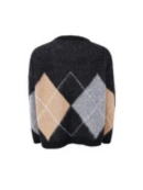 Black Colour - BCBETH ARGYLE KNIT JUMPER