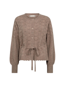 Co`Couture - ROWCC POINTELLE TIE CARDIGAN