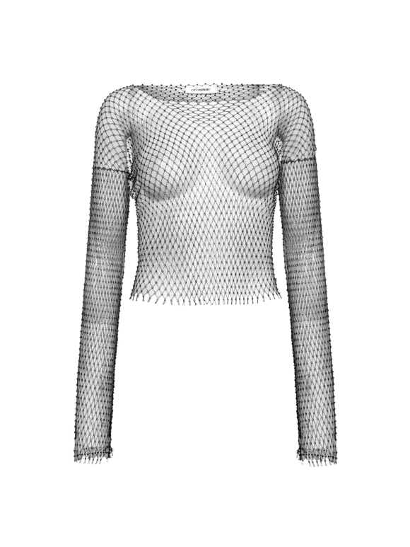 Co`Couture - KRYSTALCC NET BLOUSE