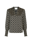 Neo Noir - LANDA TILE PRINT BLOUSE
