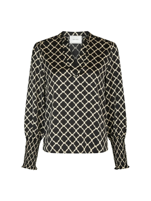 Neo Noir - LANDA TILE PRINT BLOUSE