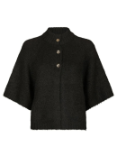 Neo Noir - BENUTA FLUFFY KNIT CARDIGAN Neo Noir - BENUTA FLUFFY KNIT CARDIGAN