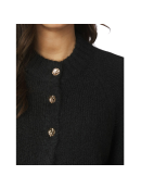 Neo Noir - BENUTA FLUFFY KNIT CARDIGAN Neo Noir - BENUTA FLUFFY KNIT CARDIGAN