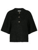 Neo Noir - BENUTA FLUFFY KNIT CARDIGAN Neo Noir - BENUTA FLUFFY KNIT CARDIGAN