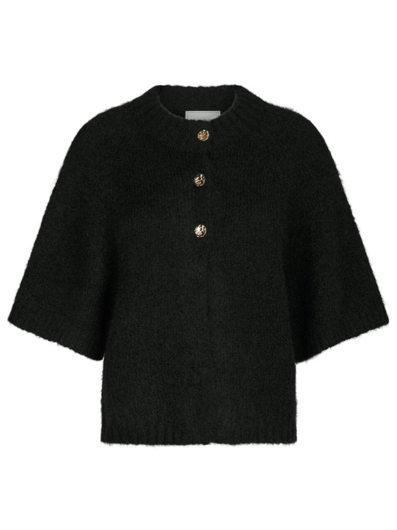 Neo Noir - BENUTA FLUFFY KNIT CARDIGAN Neo Noir - BENUTA FLUFFY KNIT CARDIGAN