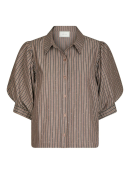 Neo Noir - ETTA SOFT STRIPE STONE SHIRT Neo Noir - ETTA SOFT STRIPE STONE SHIRT