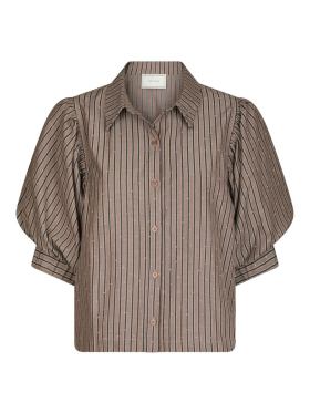 Neo Noir - ETTA SOFT STRIPE STONE SHIRT