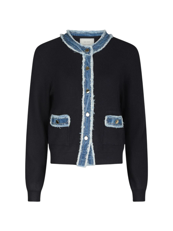 Neo Noir - ZELMA KNIT DENIM CARDIGAN