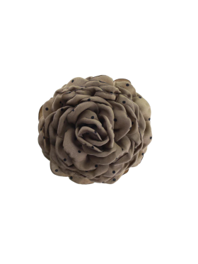 BY STÆR - DAISY HÅRKLEMME - STOR BRUN/SORT PRIKKER